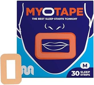 MyoTape - Sleep Tape 30 Nights Supply - Reduce Snoring - Improve Your Sleep - Promote Nasal Breathing - Comfortable & Gentle On Skin - Medium