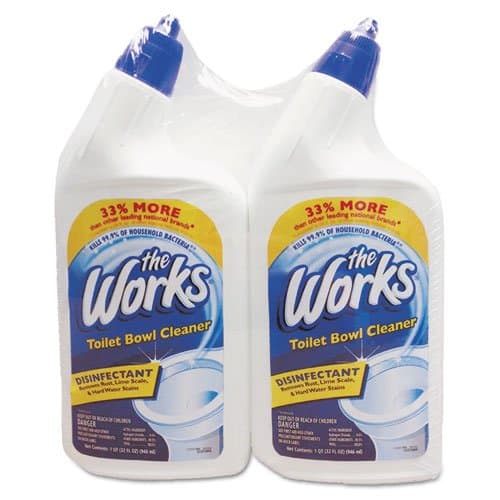 33302WK Disinfectant Toilet Bowl Cleaner, 32 oz Bottle, 2/Pack