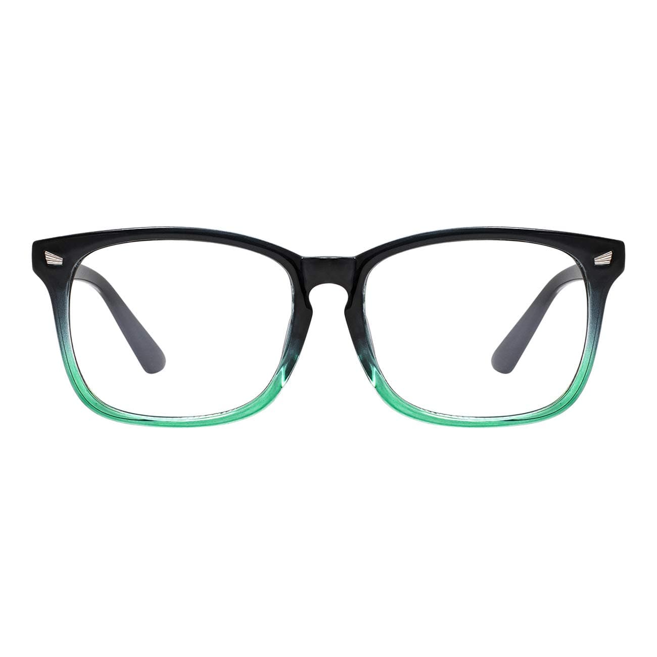 MAXJULI Blue Light Blocking Glasses,Computer Reading/Gaming/TV/Phones Glasses for Women Men(Blue Gradient Green)