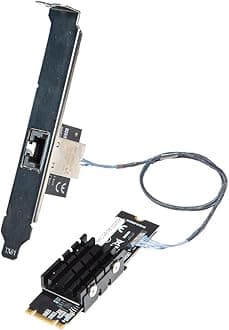 10 Gigabit M.2 M Key Ethernet Network Expansion Card