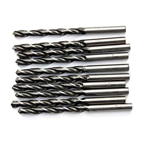 10 x 3.5MM PROFESSIONAL HSS METAL DRILL BITS. MADE IN GERMANY (SILVER)