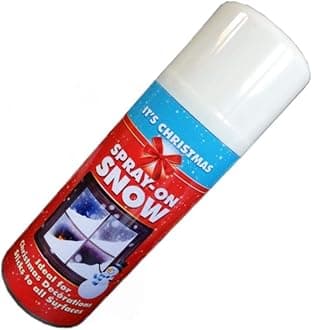 FIND A SPARE Artificial Christmas Snow Spray – White Spray for Xmas Trees, Windows, and Craft Decorations 200ML