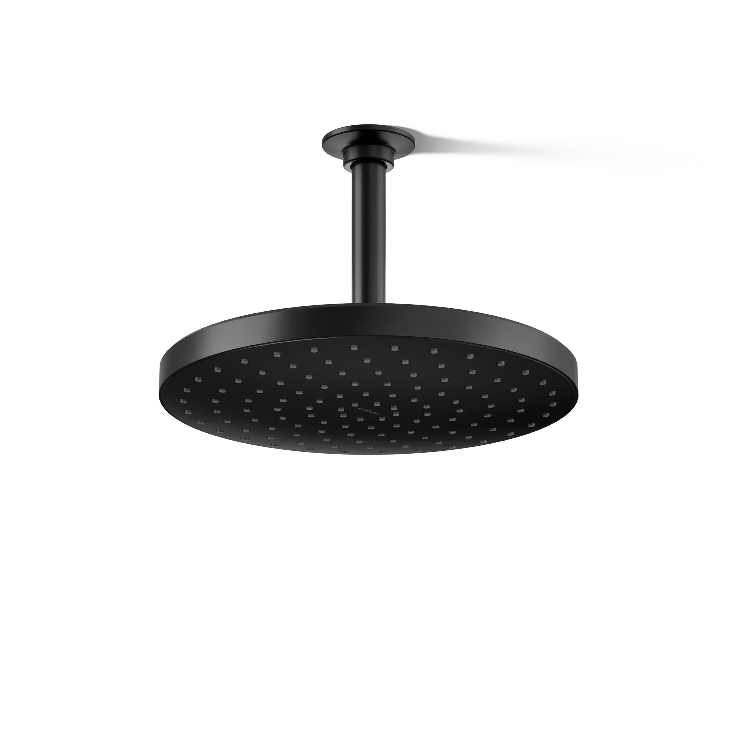 KOHLER 76465-Y-BL Awaken 10" Rain Shower Head, Single-Function Rainhead, Easy to Clean Surface, 2.5 GPM, Matte Black