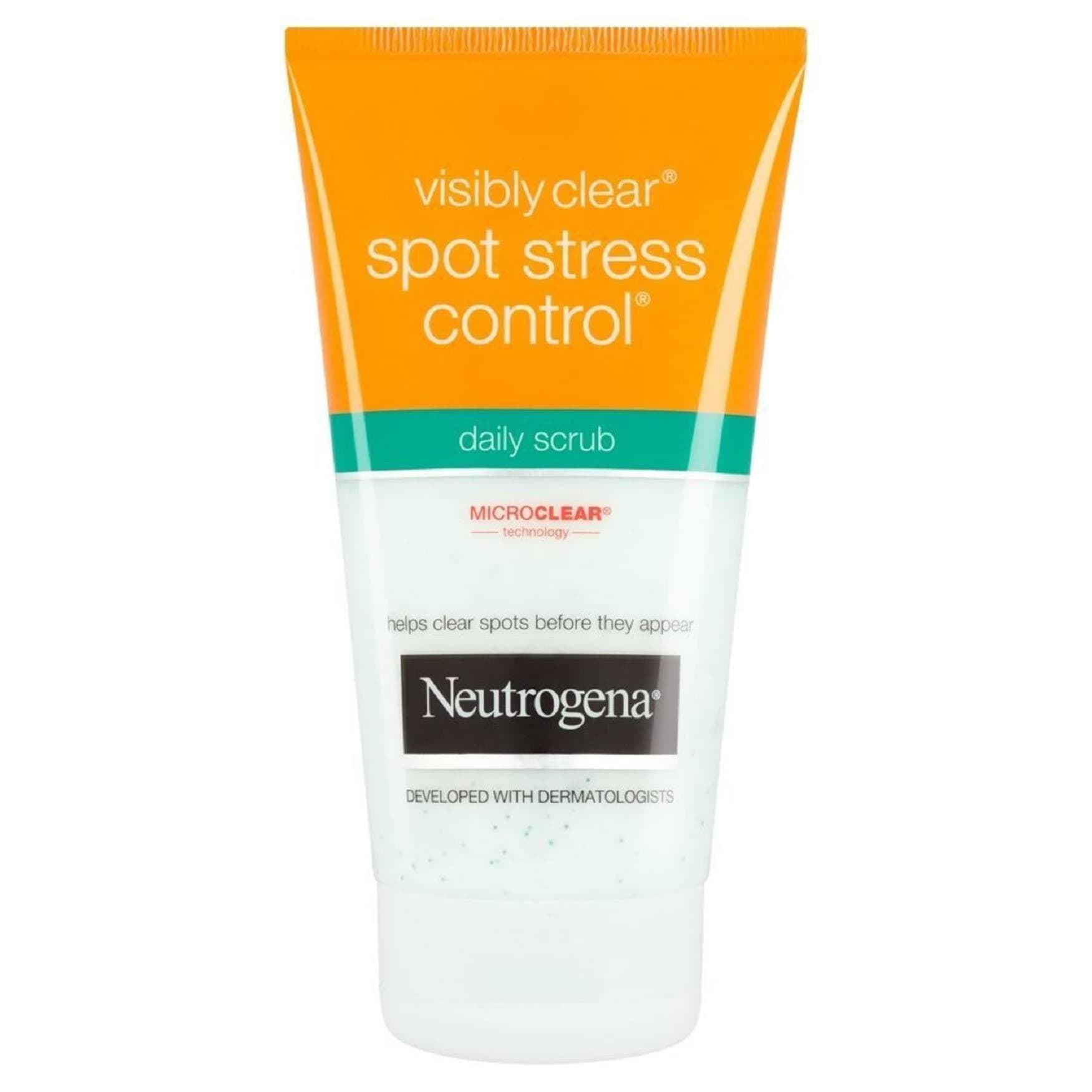 Face Scrub, Visibly Clear, Spot Stress Control, 150ml