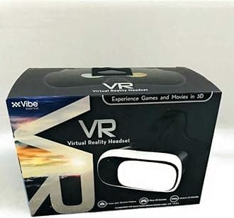Vibe Essentials VR Virtual Reality Headset (Black)