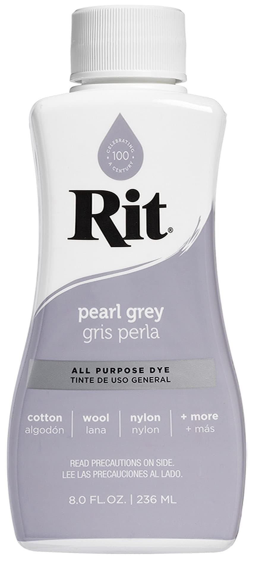 Rit Dye Liquid 8 Fluid oz Pearl Grey