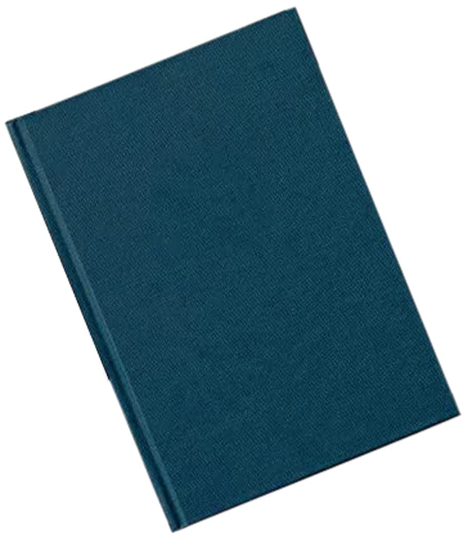 INNAXA Hardbound Diary, Blank Notebooks, A5 (6 x 8) Blank Page Notebook, Hardcover Sketchbook Journal Unlined, 120gsm Thick Paper, 80 Sheets/160 Pages Per Book, (Blue, A5-Plain)