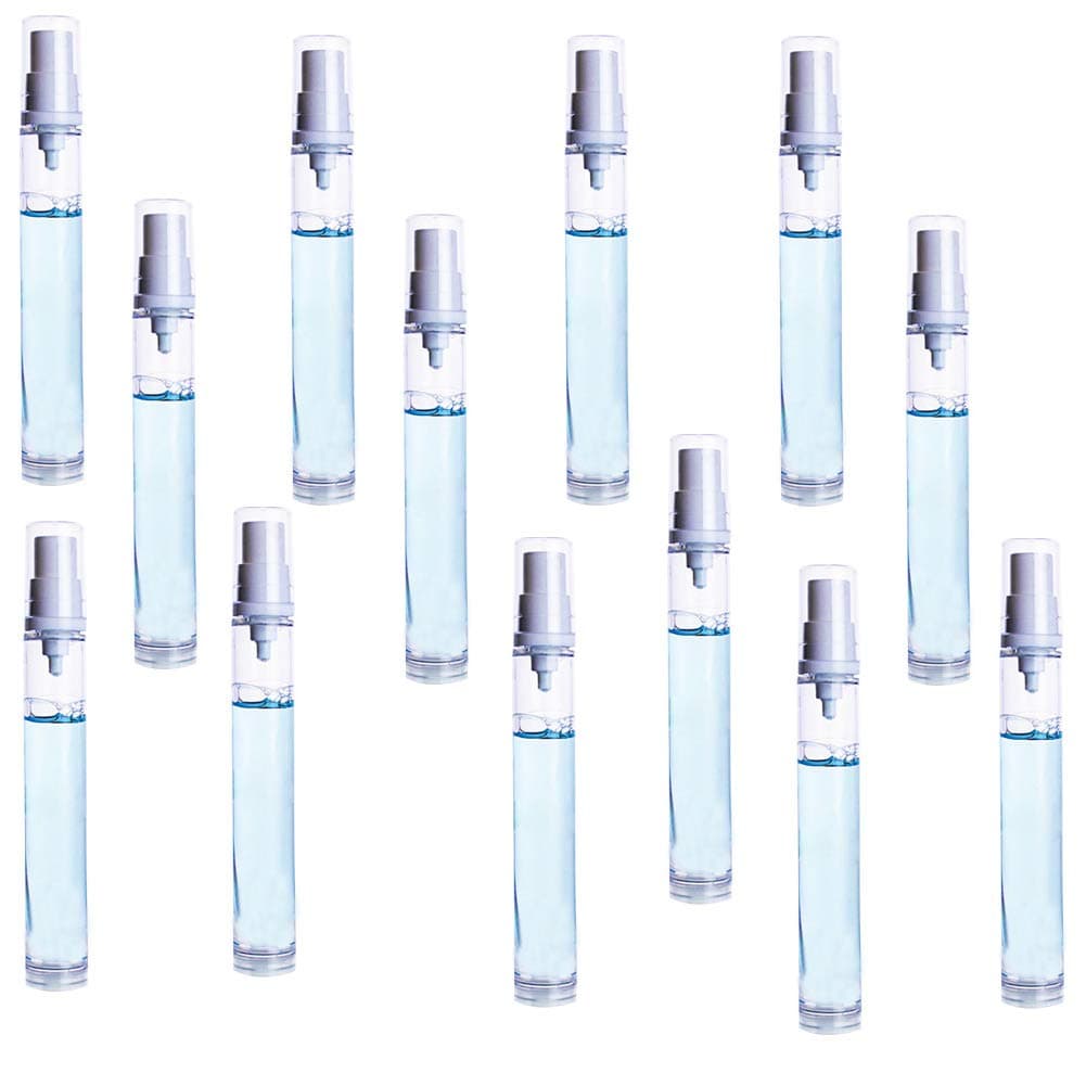 30 Pieces 2ml Atomizer Plastic Bottle Travel Mist Spray Bottles Refillable Perfume Empty Sample Bottle Sprayer for Travel Party Portable Cosmetic Makeup Tool, Clear