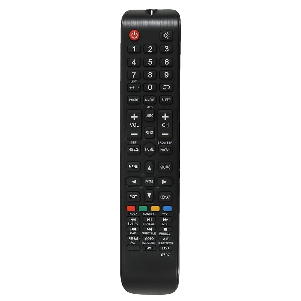 LED 329A Universal Remote Control for Chinese LCD LED and Non-Branded Smart TVs - Black (Please Match with Your Old Remote Before Placing an Order)