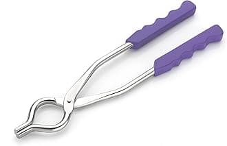 HAPPI Pincers for Kitchen sandasi/pakkad/sansi/Pincers for Cooking Tongs Stainless Steel Plastic Handle