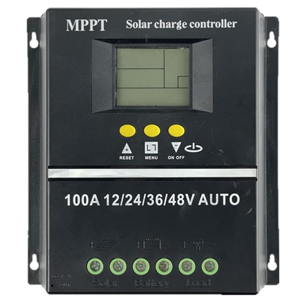 PWM 100A 12V 24V 36V 48V Solar Panel Charge Controller Solar PV Battery Charger with LCD MPPT Solar Controller