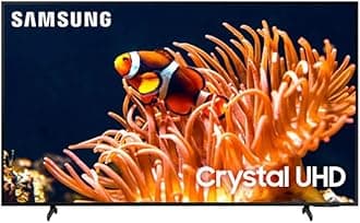 Samsung 55-Inch Class 4K Crystal UHD DU8000 Series HDR Smart TV w/Object Tracking Sound Lite, Motion Xcelerator, Ultra Slim Design, Gaming Hub, Alexa Built-in (UN55DU8000, 2024 Model)