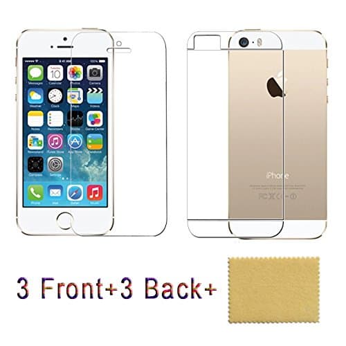 Sunyou3 x (Front + Back) Clear LCD Guard Shield Screen Protector Filmfor iphone 5 5S 5C