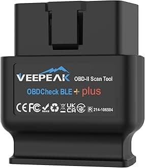 OBDCheck BLE+ Bluetooth OBD II Scanner for iOS & Android, Car Check Engine Code Reader Wireless OBD Diagnostic Scan Tool