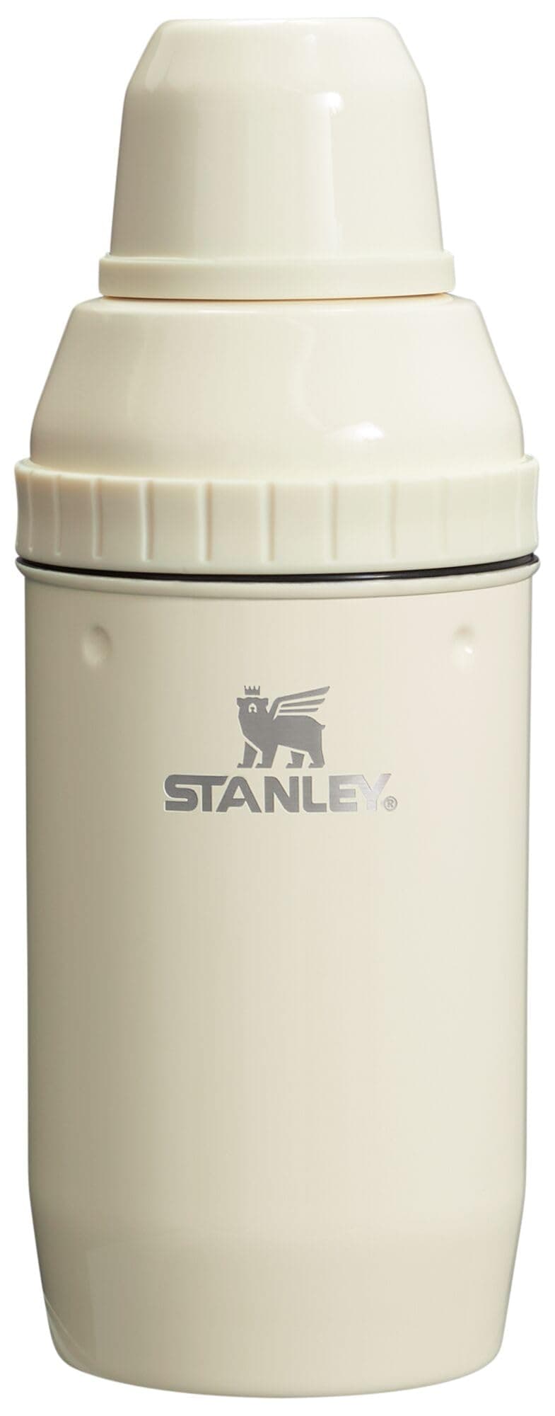 Stanley Happy Hour Cocktail Shaker Set 20 oz | Bartender Kit for Camping and Travel | Cocktail Drink Mixing Set with 2 Cups | Insulated Stainless Steel | BPA-Free | Cream Gloss