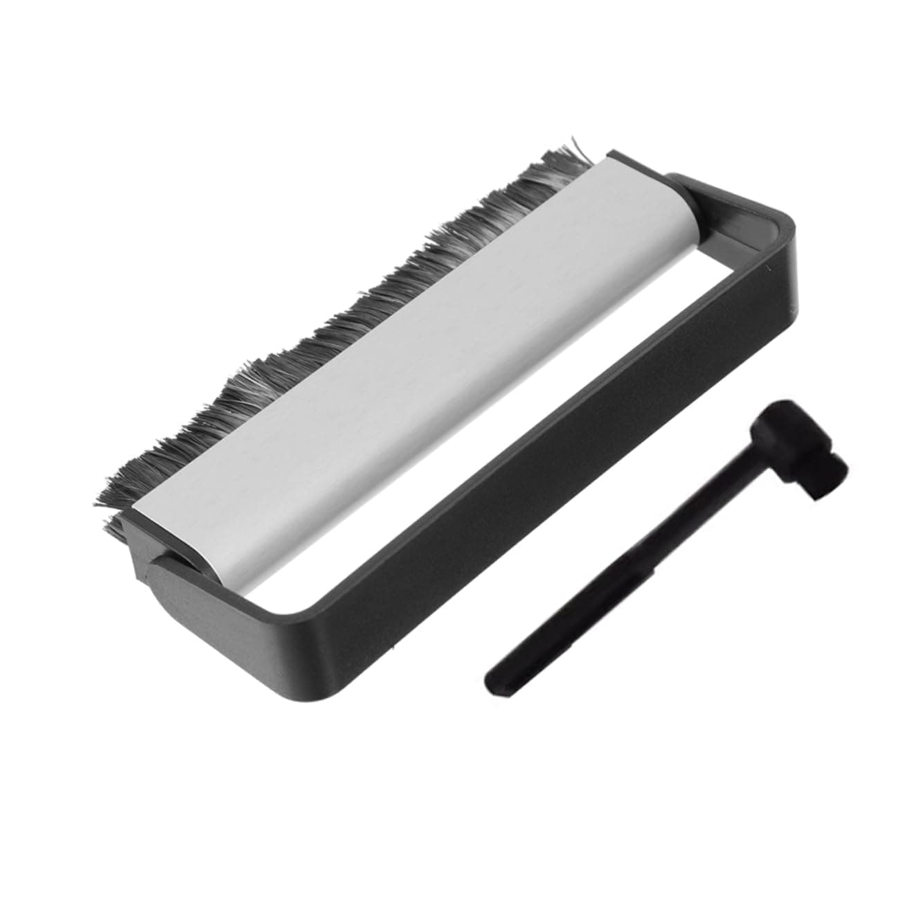 Record Cleaning Kit, 2 Pcs Vinyl Record Tool, Plastic Anti-Static Record Cleaning Brush, Velvet Cleaning Accessories, Improve Fidelity and Keep your Prized Vinyl Collection LPs like New