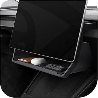 Spigen Under Screen Storage Organizer for Tesla Model Y Juniper (2026/2025) and Tesla Model 3 Highland (2026/25/24) Standard, Premium & Performance Models