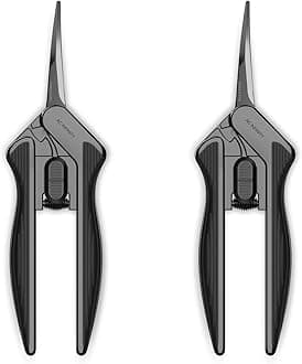 AC Infinity Stainless Steel Curved Pruning Shear 2-Pack