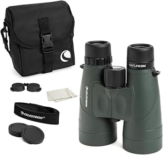 Celestron 71336 Nature DX 12x56 BaK-4 Prism Binoculars, Green
