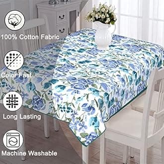 Dining Table Cover 6 Seater-Teal