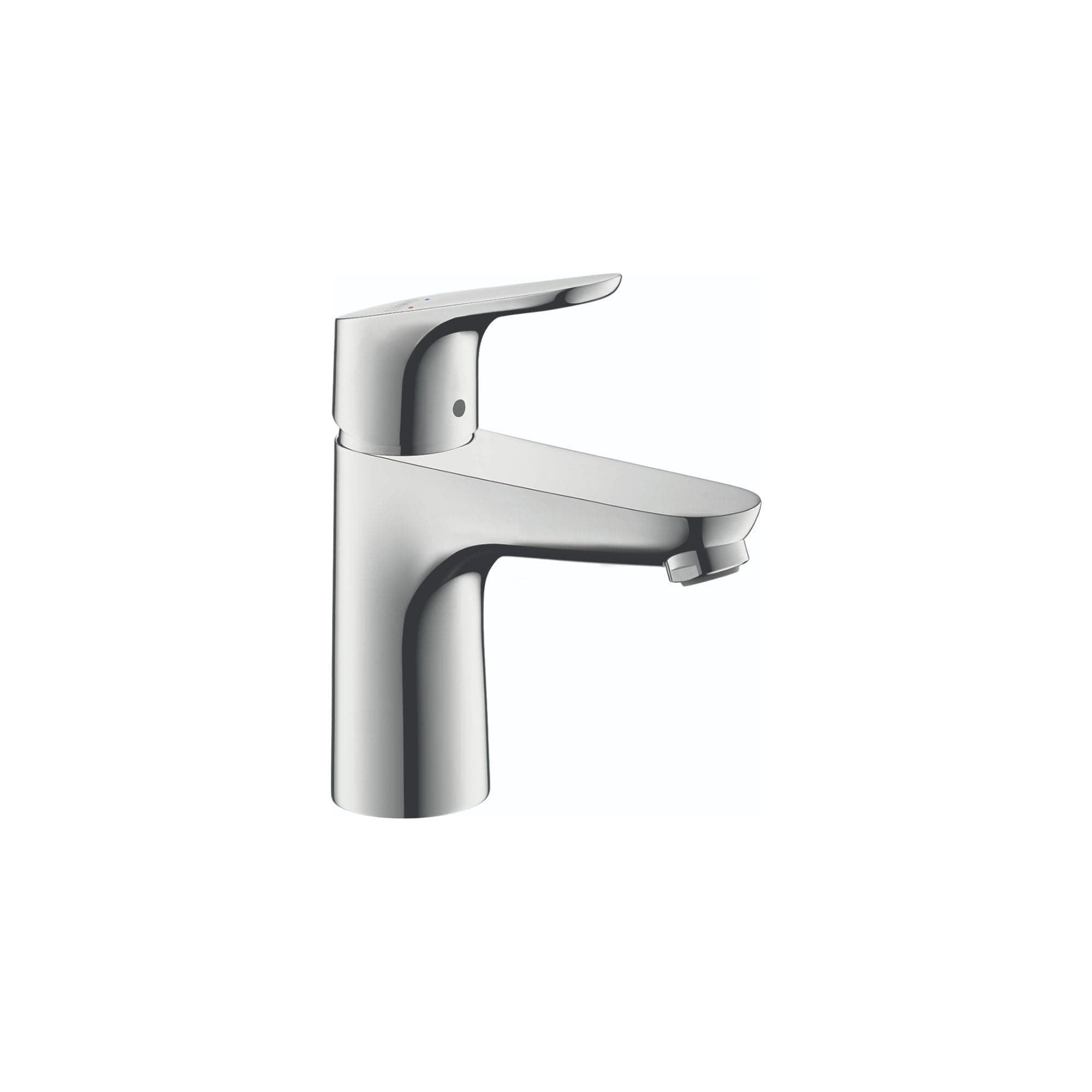 Focus Modern Upgrade Easy Clean 1-Handle 1 7-inch Tall Bathroom Sink Faucet in Chrome, 04371000
