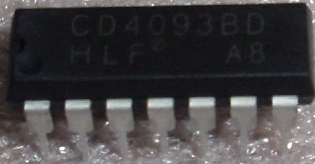 Generic CD4093BE CD4093B Quad 2-Input NAND Schmitt Triggers DIP14 50 Pack