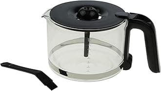 Glass Jug Compatible with/Replacement Part for Philips 996510073714, CP9948 HD7761..Grind & Brew Coffee Machine