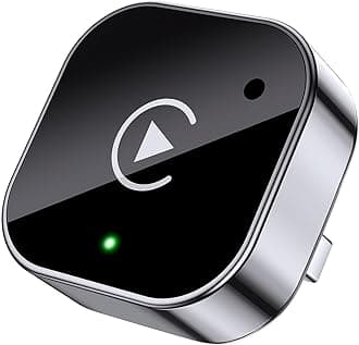 2-in-1 Wireless Auto Adapter for CarPlay and Android, Plug and Play CarPlay Dongle Converts Wired to Wireless, Fast Auto Connection, No Lag, Compact Design for iPhone and Android