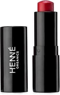 Henné Organics Luxury Lip Tint - Moisturizing, Sheer Natural Color - Desire (Red)