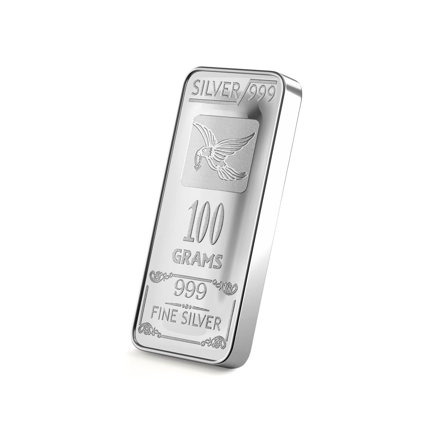 100 grams 999 Silver Bar