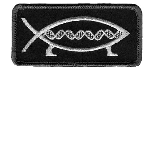 Darwin Patch - Iron or Sew On (Silver)