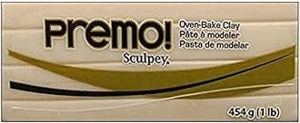 Premo Polymer Clay 1lb-White Translucent