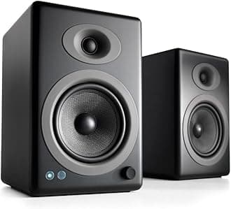 Audioengine A5 150W Powered Home Music Speaker System for Studios, Home Theaters, Bookshelves, Gaming