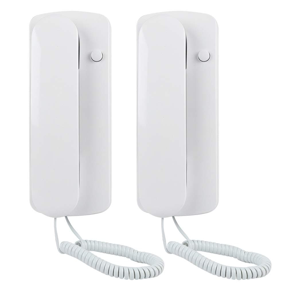 Intercom Phone, WallMounted Intercom System, 2 Way NonVisual , Wired Home Intercom System, Ideal for Office Department Store