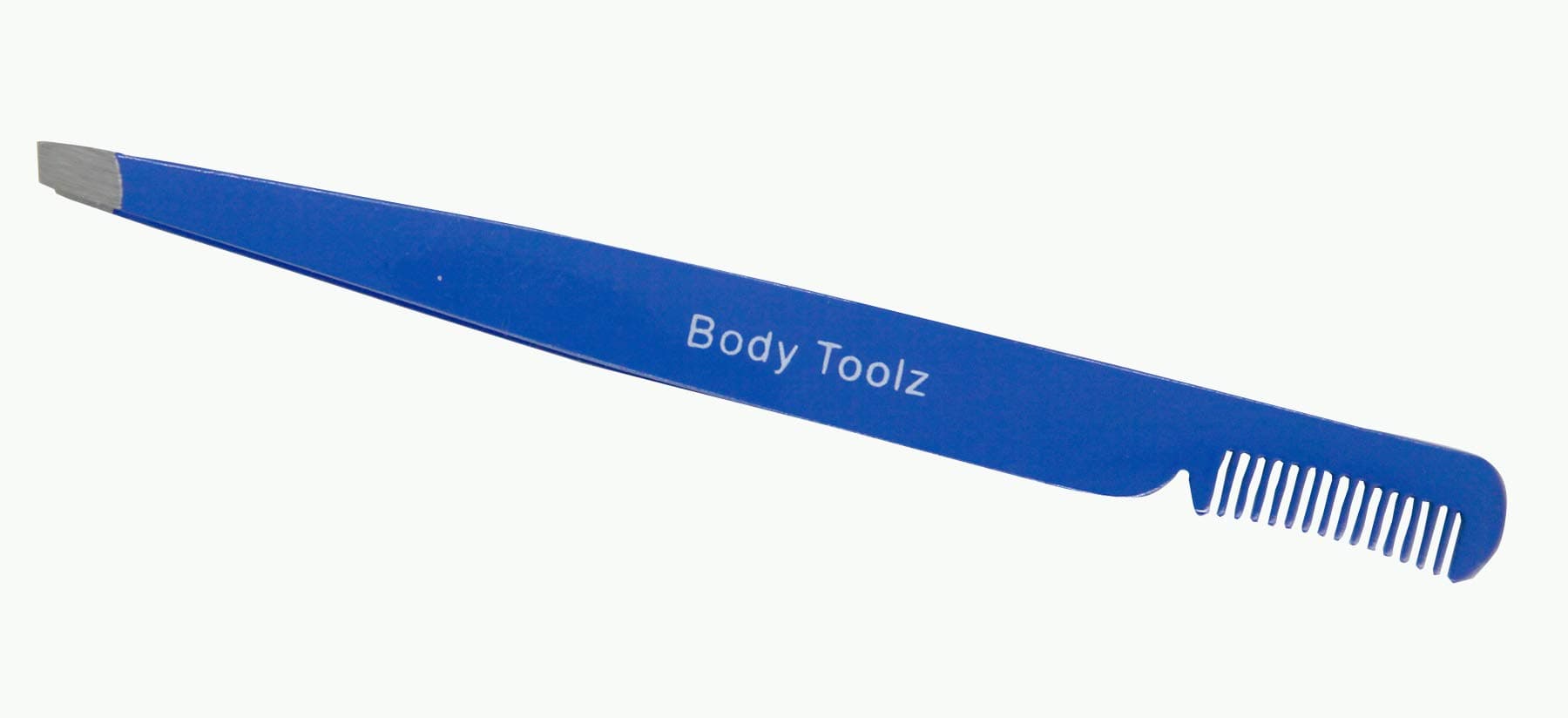 Slanted Tweezer with Comb, Blue
