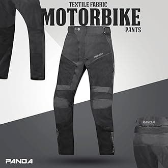 Motorcycle Pant for Men & Women Waterproof CE Armored Cordura Overpants Enduro Dual Sports Motocross ATV Cargo Touring Pants | Large Black