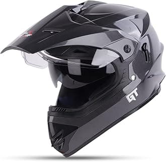 Off Road GT ISI Certified Motocross Helmet for Men with Inner Sun Shield