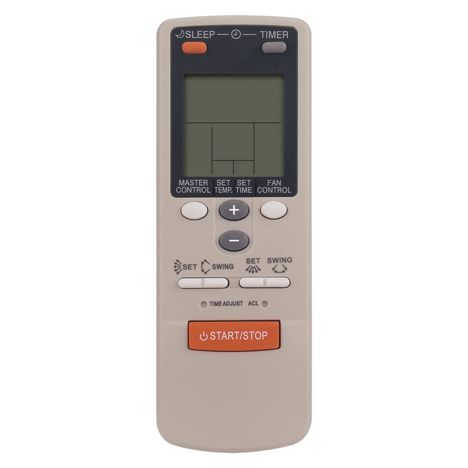 WINFLIKE New AR-JW2 Air Conditioner Remote Control Replacement AR-JW2 Replaced Remote Control fit for FUJITSU Air Conditioner AC AR-DB2 AR-DB4 AR-DB6 AR-JW2 Remote Controller