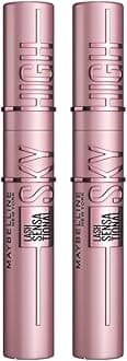 New York Black Mascara for Extremely Long Eyelashes Lash Sensational Sky High Mascara, Black, Duo Bundle