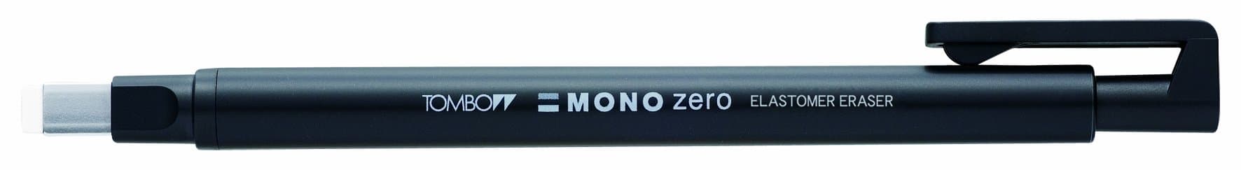 Mono Eraser Set - Zero Rectangle Tip and Refills (Pack of 2) - Black