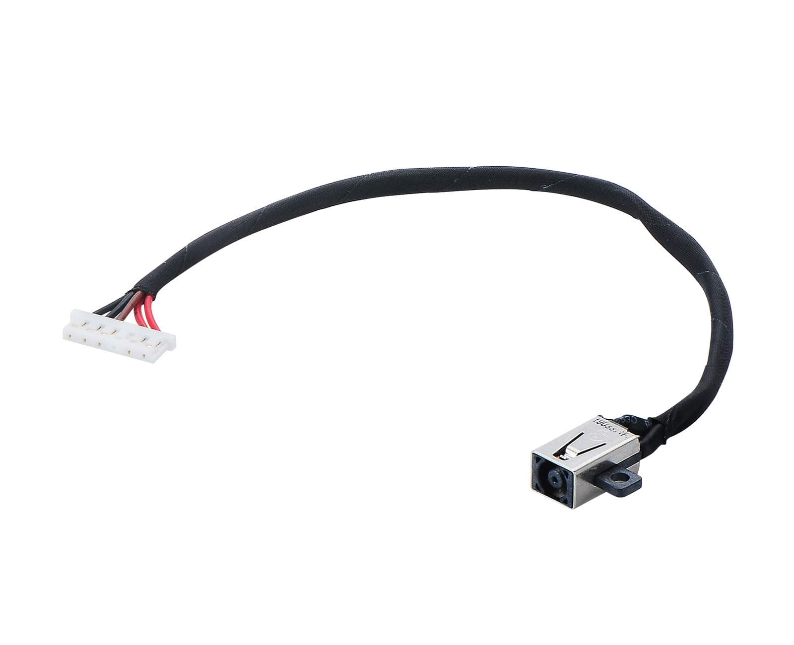 Iwlikey Replacement DC Jack Charging Port DC in with Cable Harness for Dell Inspiron 15 3551 3552 3558 3559 Series, Compatible with 450.030060001 [1 Pack]