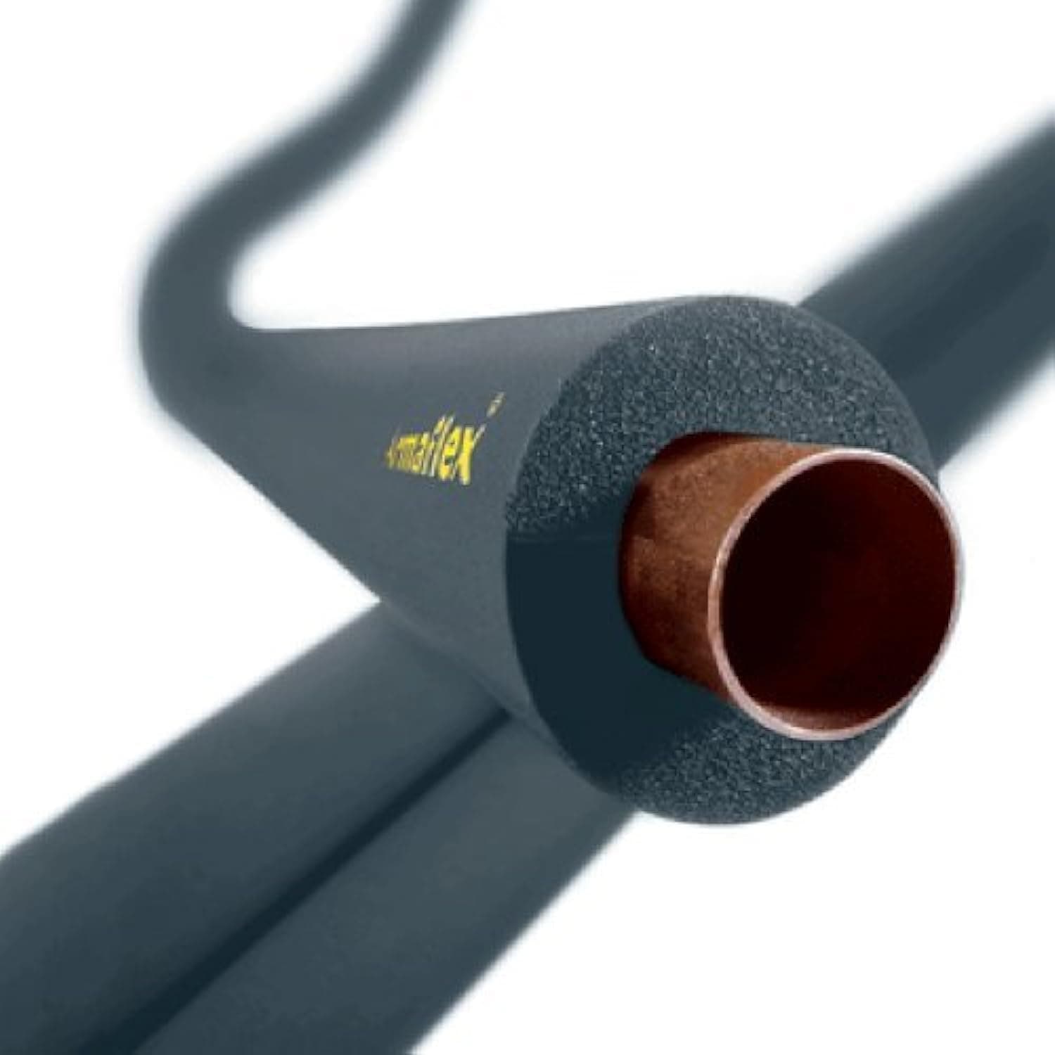 Armaflex Pipe Insulation Lagging Black Nitrile Foam Class O 2m-22mm-19mm-Wall