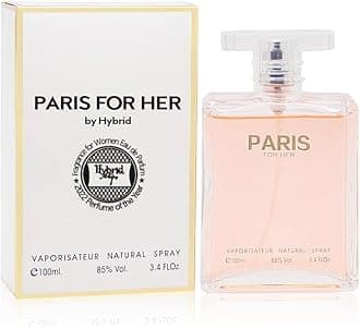 Hybrid & Company Paris for Her Fragrance for Natural Spray Sweet Scent Women Eau De Parfum 3.4 Fl Oz