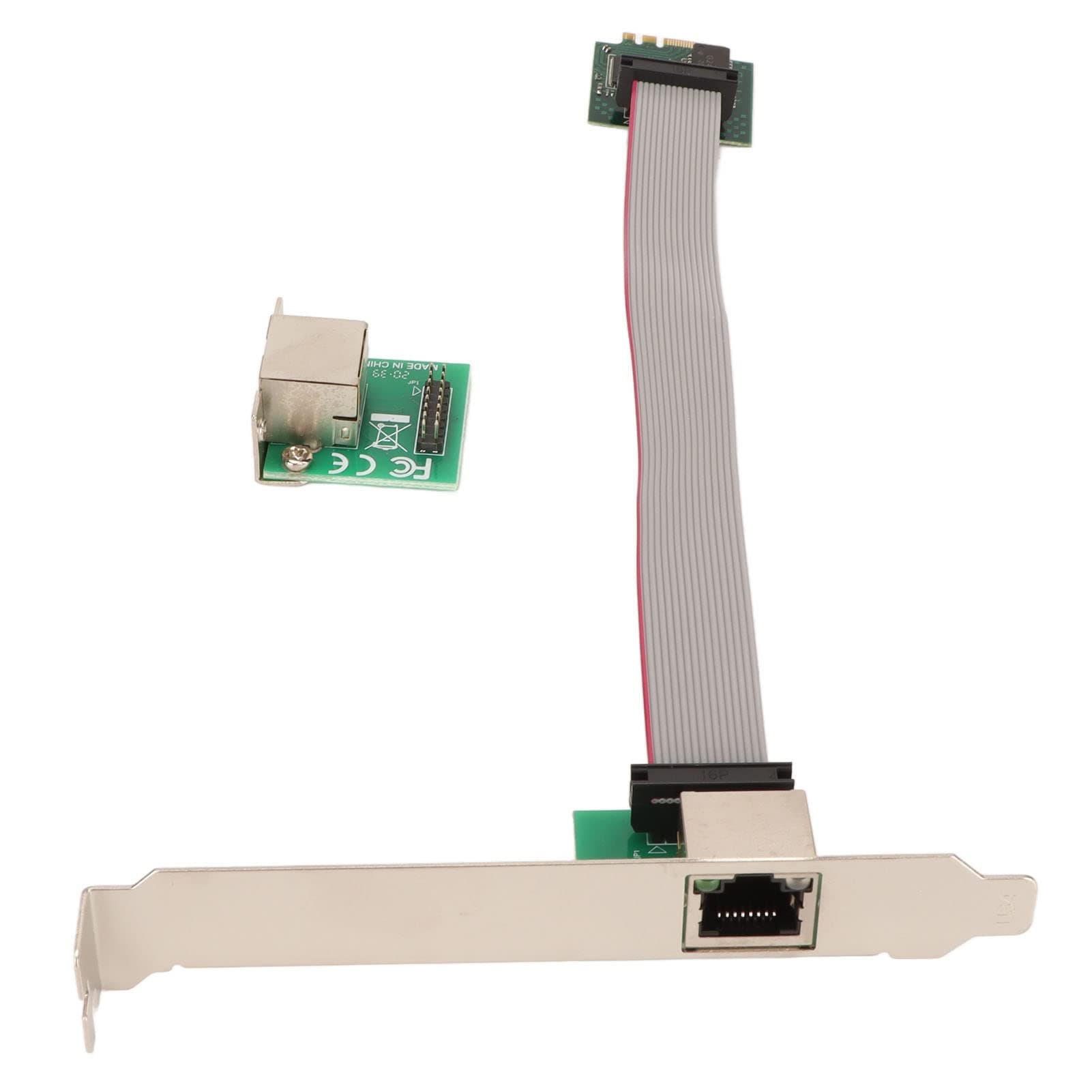 Gigabit Ethernet Server Network Adapter, M.2 A E I210AT Gigabit Server Network Card, 10/100/1000Mbps RJ45 Single Port Ethernet Card NIC for Windows, Windows Server, Linux