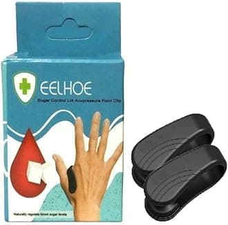 Pack Of 3 Sugar Control Acupressure Clip For Diabetics| Headache, Migraine & Tension Relief | Li4 Acupressure Point Clip Combo Pack Lmited Time Offer