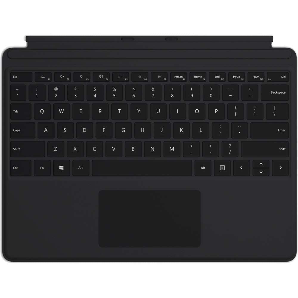 Type Cover Keyboard/Cover Case Surface Pro X Tablet - Black - Strain Resistant