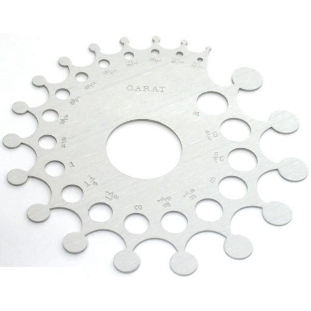 FindingKing Gemologist Diamond Sizing Carat Gauge Tool