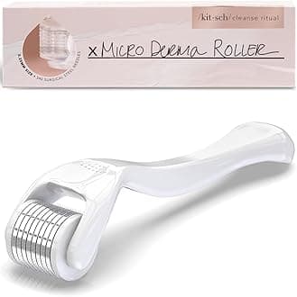 Kitsch Derma Roller – Skin Care Tool & Face Roller for Boosting Absorption of Serums & Oils - Beard Derma Roller for Men - Easy-to-Use Beauty Roller for Skin, Beard & Hair Growth