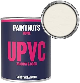 Paintnuts UPVC Window & Door Paint - RAL-9010 - PURE WHITE Satin 250ml Tin