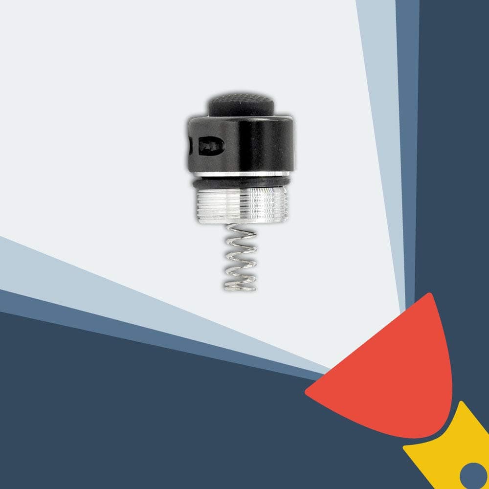 TorchUpgrades Compatible/Replacement for Maglite Mini Aa Torch/Flashlight Push Button (Clicky) End/Tail Cap Switch